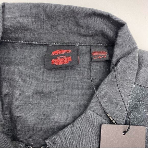 Quicksilver Netflix Stranger Things Jacket Sz L Mens New - Picture 6 of 15